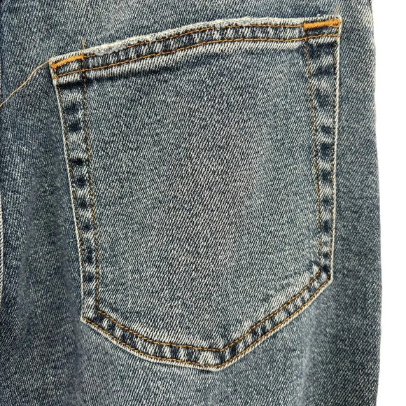 Abercrombie and Fitch Curve Love Jeans Ultra High Rise Ankle Straight Size 28 6R - Picture 8 of 12